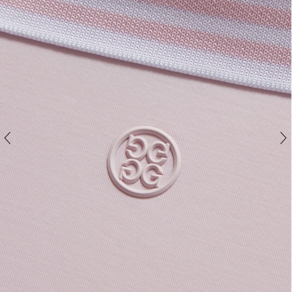 G/FORE Women’s Silky Tech Nylon Quarter Zip Polo Blush Pink Lilac Small - Picture 6 of 16